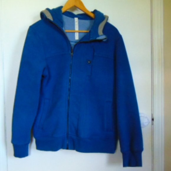 lululemon athletica Other - Lululemon Athletica Scuba Hoodie, Blue, Size S, Grey on Hood, Pockets